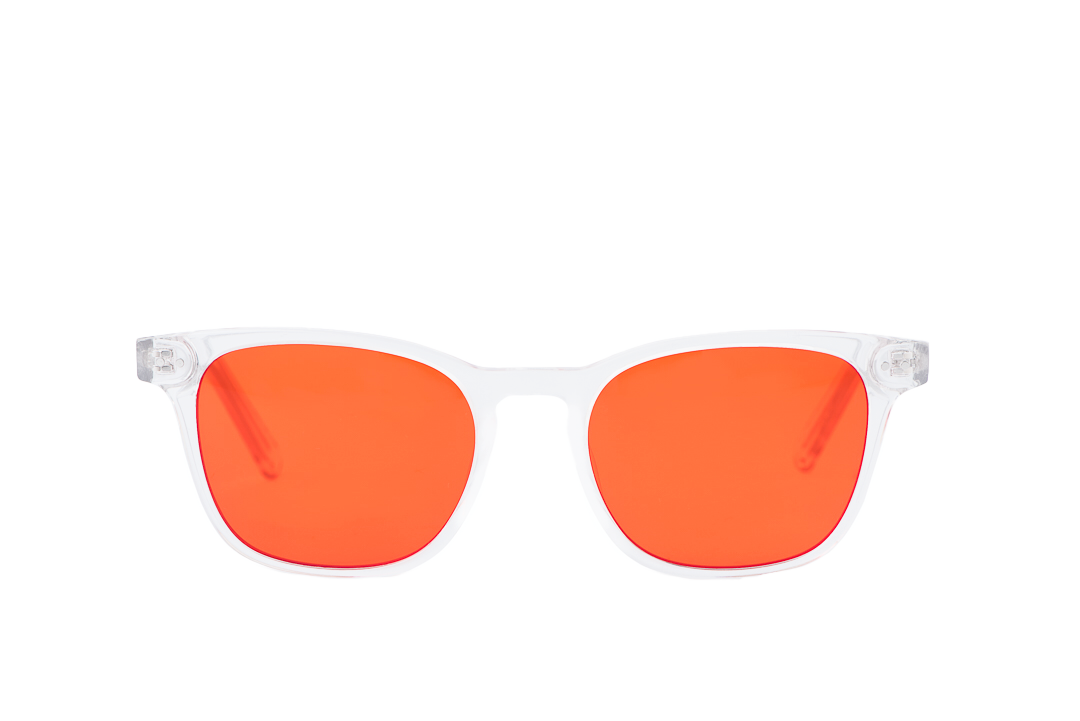 Crystal Blue Light Blocking Glasses Prescription Front View