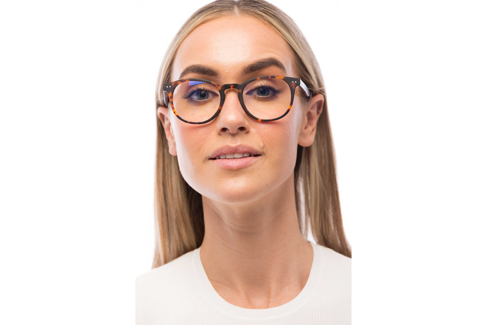Woman Wearing Clarke Computer Glasses