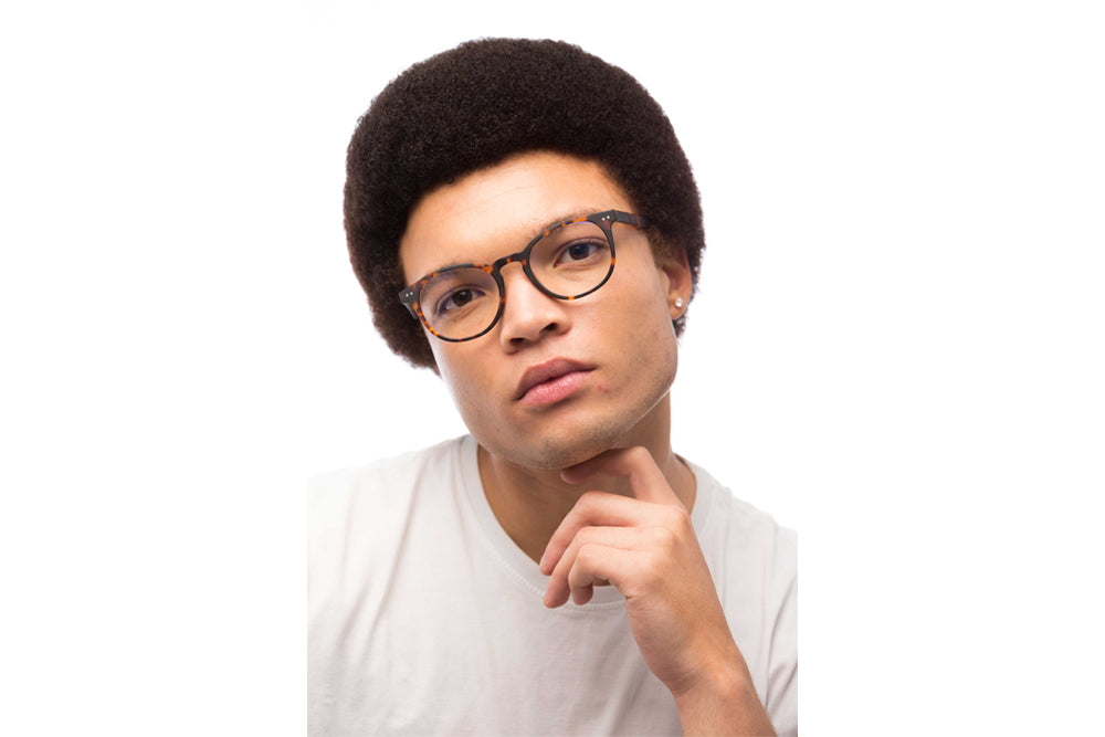 Man Wearing Clarke Computer Glasses