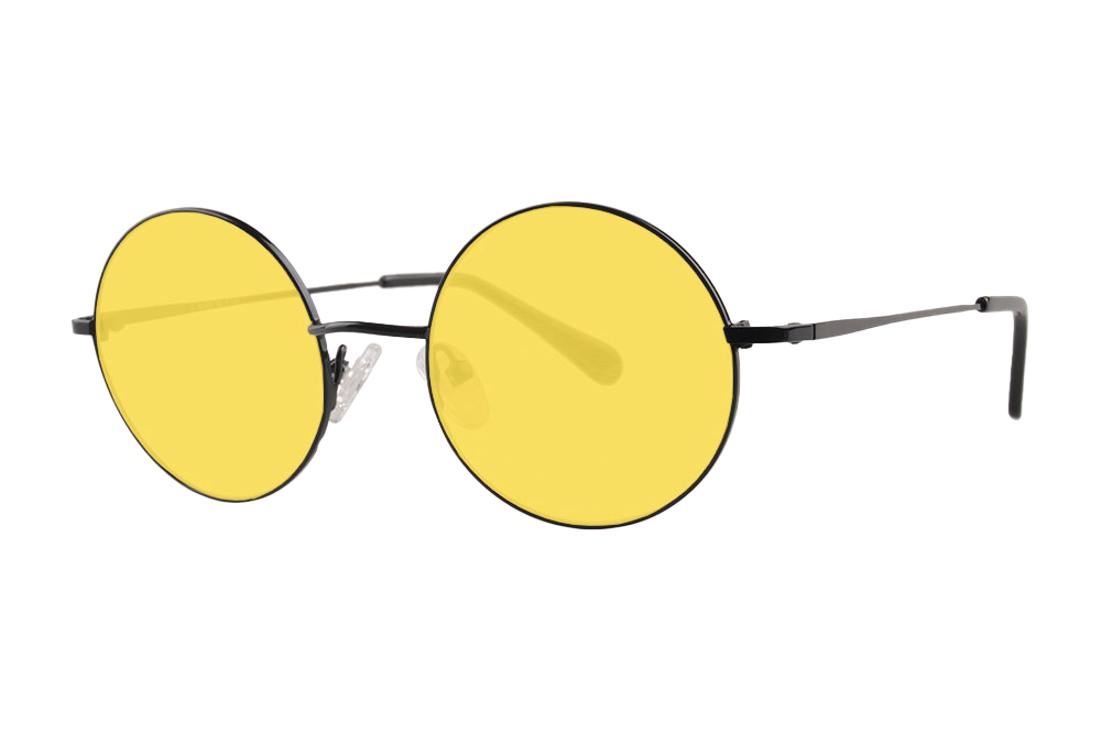Lennon Light Sensitivity Glasses Prescription Angled View