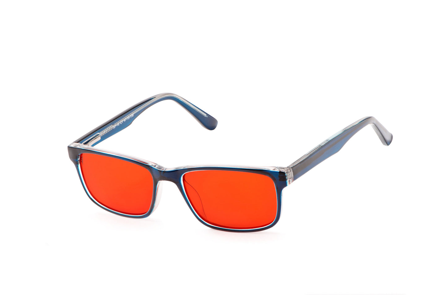 Theo Blue Light Blocking Glasses Prescription Angled View