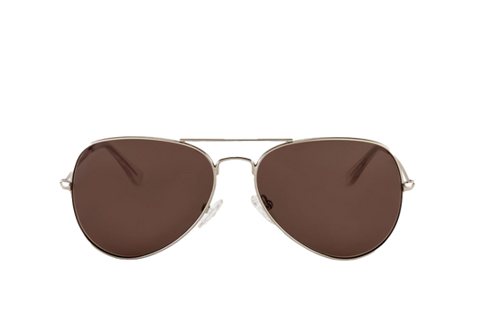Maverick Sunglasses Prescription (Brown) Front View