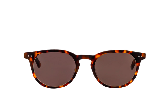Clarke Sunglasses Prescription (Brown) Front View